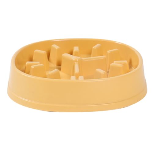 CORHAD 1stk Slow-Food-Bowl Haustier Verhindert Choke Bowl Hundeleckerli-Puzzle Anti-Choke-haustiernapf Katze Hund Schüssel Hundenapf Langsam Füttern Langsamer Katzennapf Plastik Yellow CORHAD 1stk Slow-Food-Bowl Haustier Verhindert Choke Bowl Hundeleckerli-Puzzle Anti-Choke-haustiernapf Katze Hund Schüssel Hundenapf Langsam Füttern Langsamer Katzennapf Plastik Yellow von CORHAD
