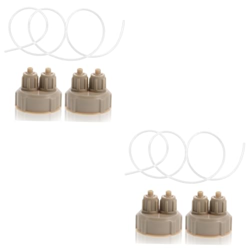 CORHAD 2 Sätze Quick-Twist-Kappe Co-Generator-flaschenverschlüsse Co2 Flaschenverschluss Aquarium Luftsteine Airstone-Bubbler Co2-deckel Für Aquarien Ersatzflaschenverschlüsse Abs Beige CORHAD 2 Sätze Quick-Twist-Kappe Co-Generator-flaschenverschlüsse Co2 Flaschenverschluss Aquarium Luftsteine Airstone-Bubbler Co2-deckel Für Aquarien Ersatzflaschenverschlüsse Abs Beige von CORHAD