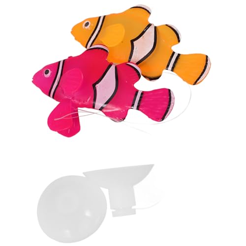 CORHAD Dekorative Fischfiguren leuchtende Aquarium-Ornamente künstliches Fischdekor für Aquarien CORHAD Dekorative Fischfiguren leuchtende Aquarium-Ornamente künstliches Fischdekor für Aquarien von CORHAD