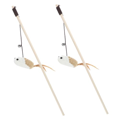 CORHAD Interaktives Katzenspielzeug-Set 2-teilig Katzen-Teasing Mit Stoffmaus Für Katzen Selbstaufblasend CORHAD Interaktives Katzenspielzeug-Set 2-teilig Katzen-Teasing Mit Stoffmaus Für Katzen Selbstaufblasend von CORHAD