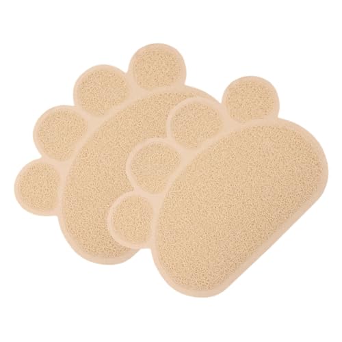 CORHAD 2 Stück Katzenstreu Matte Rutschfest Langlebig Kratzfest Pfotenfreundlich für Innenbereich und Futterplatz für Kätzchen und Katzen zu Hause CORHAD 2 Stück Katzenstreu Matte Rutschfest Langlebig Kratzfest Pfotenfreundlich für Innenbereich und Futterplatz für Kätzchen und Katzen zu Hause von CORHAD