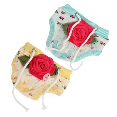 CORHAD Atmungsaktive Menstruationshöschen für Hunde 2 Stück Haustierwindel Bequeme physiologische Hundehosen auslaufsichere Welpenwindeln S 15–25 cm zufällige Farbe CORHAD Atmungsaktive Menstruationshöschen für Hunde 2 Stück Haustierwindel Bequeme physiologische Hundehosen auslaufsichere Welpenwindeln S 15–25 cm zufällige Farbe von CORHAD