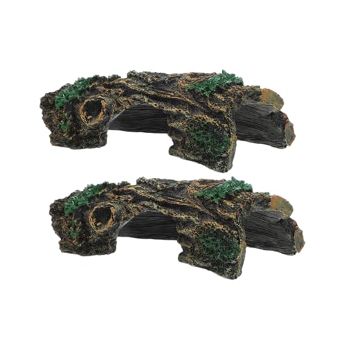 CORHAD 2 Stück Simulierte Holzdekoration Reptilienhaus Schildkrötenpanzer Dekoration Bartagame Versteck Reptilien Panzerversteck Reptilien Bartagamen Panzer Reptilien CORHAD 2 Stück Simulierte Holzdekoration Reptilienhaus Schildkrötenpanzer Dekoration Bartagame Versteck Reptilien Panzerversteck Reptilien Bartagamen Panzer Reptilien von CORHAD
