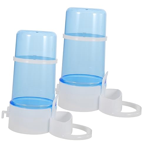 CORHAD 2 Stück Teiliges Automatisches Futterspender für Kleintiere Kleine Hamster und Kaninchen Selbstnachfüllender Trinknapf und Wasserspender Zubehör für Haustiere Zufällige Farbe von CORHAD