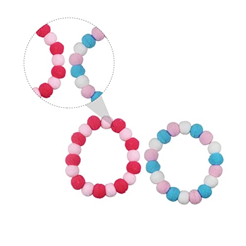 CORHAD 2 Stück Teiliges Elastisches Katzen und Welpenhalsband mit Bunten Plüschbällen Pflegeleichtes Haustier Accessoire für Alltag Party Hochzeit Verstellbar Farbintensiv CORHAD 2 Stück Teiliges Elastisches Katzen und Welpenhalsband mit Bunten Plüschbällen Pflegeleichtes Haustier Accessoire für Alltag Party Hochzeit Verstellbar Farbintensiv von CORHAD