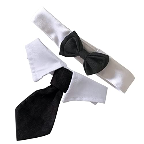 CORHAD 2 Stück Teiliges Haustier Fliegen Schwarze Schleifen und Krawatten Modisches Hundehalsband Verstellbar für Hochzeit Geburtstag Weihnachtsfeier Stilvolles Zubehör für Hunde und CORHAD 2 Stück Teiliges Haustier Fliegen Schwarze Schleifen und Krawatten Modisches Hundehalsband Verstellbar für Hochzeit Geburtstag Weihnachtsfeier Stilvolles Zubehör für Hunde und von CORHAD