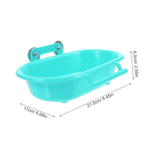 CORHAD 2 Stück Vogelbadewanne Kunststoff Parrot Bath Box Vogelkäfig Zubehör Hängend Leicht Parakeet Badewanne für Wellensittiche Kanarienvögel Kleine Vögel Sicher und Praktisch CORHAD 2 Stück Vogelbadewanne Kunststoff Parrot Bath Box Vogelkäfig Zubehör Hängend Leicht Parakeet Badewanne für Wellensittiche Kanarienvögel Kleine Vögel Sicher und Praktisch von CORHAD