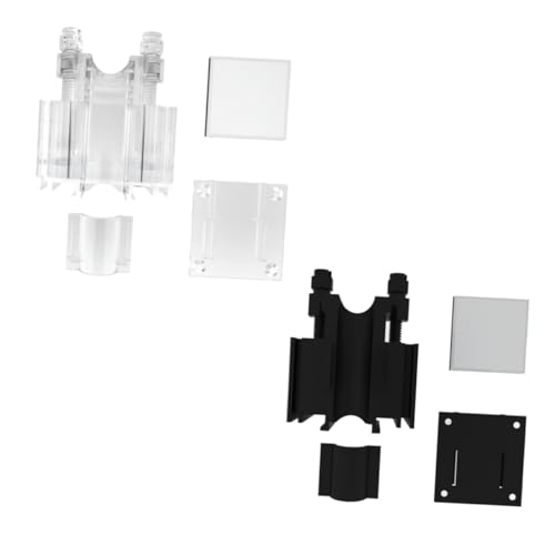 CORHAD Fischtank-Clips-Set 2-teilig Aquarium-rohrklemme Wasserclips Feste Clips Fixator Einfache Installation Für Aquarium-zubehör von CORHAD