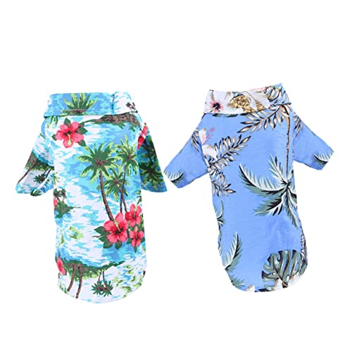 CORHAD Dekoratives Haustier-Shirt Hawaii-haustierkleidung Für Hunde Und Katzen Hautfreundlich CORHAD Dekoratives Haustier-Shirt Hawaii-haustierkleidung Für Hunde Und Katzen Hautfreundlich von CORHAD