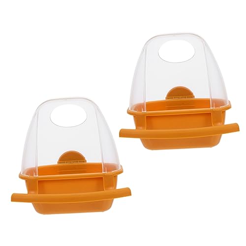 CORHAD Vogelfutterspender 2er Set Papageienfutterspender Futternäpfe Sittichkäfig Zubehör Vogelbedarf CORHAD Vogelfutterspender 2er Set Papageienfutterspender Futternäpfe Sittichkäfig Zubehör Vogelbedarf von CORHAD