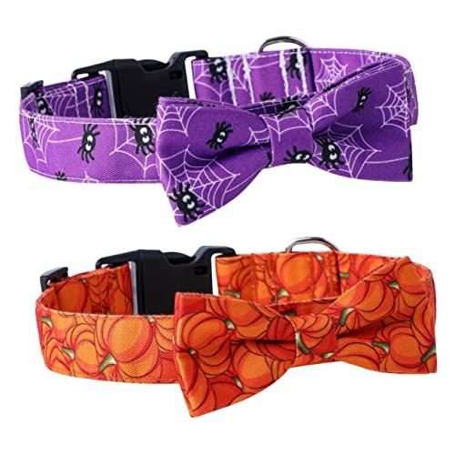 CORHAD 2St Haustierhalsband Halloween Hundefliege Halsband Haustiergeschenk Kragen für Halloween pet Supplies Halloween Dog Collar Halloween-Partybevorzugung Halsschmuck für Haustiere CORHAD 2St Haustierhalsband Halloween Hundefliege Halsband Haustiergeschenk Kragen für Halloween pet Supplies Halloween Dog Collar Halloween-Partybevorzugung Halsschmuck für Haustiere von CORHAD