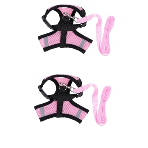 CORHAD 2St Hundeweste hundegurt hundelaufband tragegeschirr für Hunde hundezuggeschirr Hundeleine Weste kleines hundegeschirr Welpengeschirr hundegeschirr Weste Brustgurt hinten Rosa CORHAD 2St Hundeweste hundegurt hundelaufband tragegeschirr für Hunde hundezuggeschirr Hundeleine Weste kleines hundegeschirr Welpengeschirr hundegeschirr Weste Brustgurt hinten Rosa von CORHAD