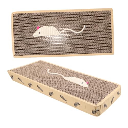 CORHAD Katzenkratzbrett Wellpappe Katzenkratzbrett Kätzchen Schleifpad Haustierzubehör Katzenspielzeug Kratzpad CORHAD Katzenkratzbrett Wellpappe Katzenkratzbrett Kätzchen Schleifpad Haustierzubehör Katzenspielzeug Kratzpad von CORHAD