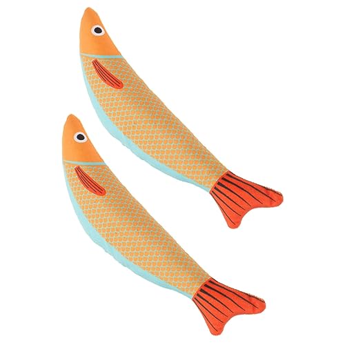 CORHAD 2pcs Simulation Fischspielzeug Kätzchen Katzenfische Kauen Spielzeugkatze Zähne Reinigung Spielzeugkätzchen Necken Spielzeug CORHAD 2pcs Simulation Fischspielzeug Kätzchen Katzenfische Kauen Spielzeugkatze Zähne Reinigung Spielzeugkätzchen Necken Spielzeug von CORHAD