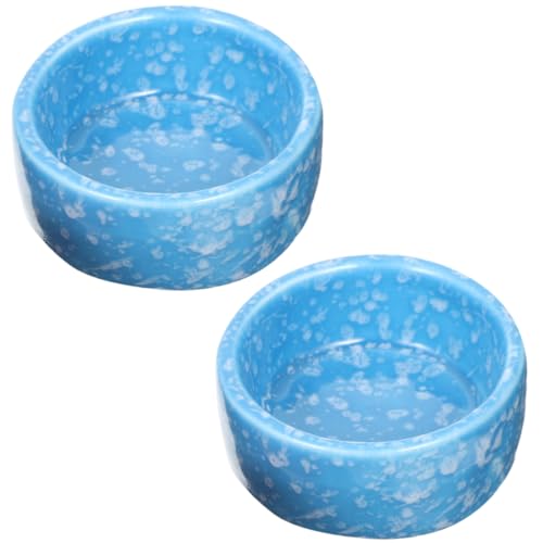CORHAD Hamsterfutternapf 2st Hamsterschale Aus Keramik Hamsterwasser Hamster-zubehör Futternapf Für Ratten Chinchilla-schüssel Wasserflasche Für Hamster Verschleißfester Futternapf Igelschale Sky-blue CORHAD Hamsterfutternapf 2st Hamsterschale Aus Keramik Hamsterwasser Hamster-zubehör Futternapf Für Ratten Chinchilla-schüssel Wasserflasche Für Hamster Verschleißfester Futternapf Igelschale Sky-blue von CORHAD
