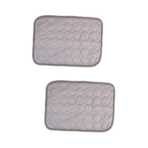 CORHAD 2 Stücke Haustier Kühlmatte Für Hund Katze Bett Kühlkissen Matte Komfortable Grau 40x30 CORHAD 2 Stücke Haustier Kühlmatte Für Hund Katze Bett Kühlkissen Matte Komfortable Grau 40x30 von CORHAD
