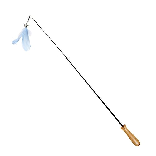 CORHAD Interaktives Katzenspielzeug einziehbarer Teaser-Stick 2 Stück Katzen-Teasing-Stick Federanhänger für beschäftigte Kätzchen CORHAD Interaktives Katzenspielzeug einziehbarer Teaser-Stick 2 Stück Katzen-Teasing-Stick Federanhänger für beschäftigte Kätzchen von CORHAD