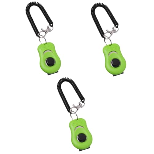 CORHAD 3 Stück Haustier-trainingsklicker Für Hunde Und Katzen Knopfklicker Pfeife Für Das Agility-verhaltenstraining Von Haustieren CORHAD 3 Stück Haustier-trainingsklicker Für Hunde Und Katzen Knopfklicker Pfeife Für Das Agility-verhaltenstraining Von Haustieren von CORHAD