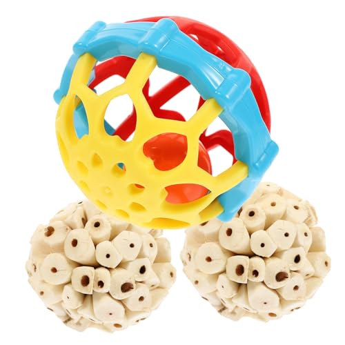CORHAD 3 STK Vogel Spielzeugball Spielzeug zum Zerkleinern von Vögeln Vogelbälle Vogelbissspielzeug Bird Toys Vogelspielzeug Vogelballspielzeug Gummibälle Spielzeug Käfigzubehör Pflanze CORHAD 3 STK Vogel Spielzeugball Spielzeug zum Zerkleinern von Vögeln Vogelbälle Vogelbissspielzeug Bird Toys Vogelspielzeug Vogelballspielzeug Gummibälle Spielzeug Käfigzubehör Pflanze von CORHAD