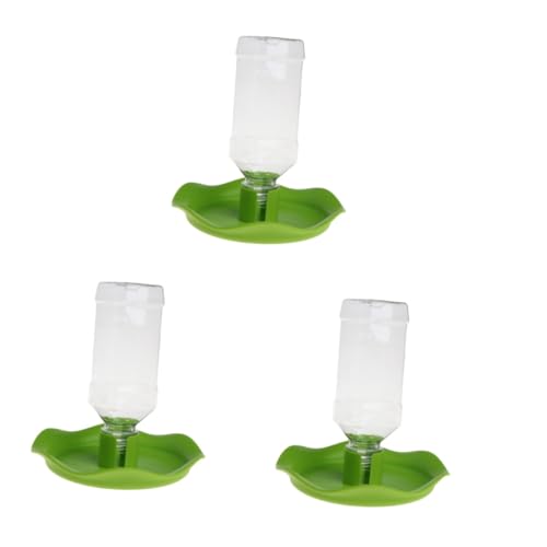 CORHAD 3stücke Reptile Wasserspender Mit Futterplatte Automatischer Trinkbrunnen Für Schildkröten Und Echsen Langlebiges Kunststoffdesign Einfache Reinigung Und Anwendung von CORHAD