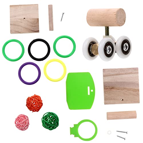 CORHAD 3 Sätze Papagei Spielzeug Vogel intellektuelles Spielzeug Papagei-Skateboard-Spielzeug vogelspielzeug Bird Toys Vogel Trick Tischspielzeug Papageien-Intelligenzspielzeug hölzern CORHAD 3 Sätze Papagei Spielzeug Vogel intellektuelles Spielzeug Papagei-Skateboard-Spielzeug vogelspielzeug Bird Toys Vogel Trick Tischspielzeug Papageien-Intelligenzspielzeug hölzern von CORHAD