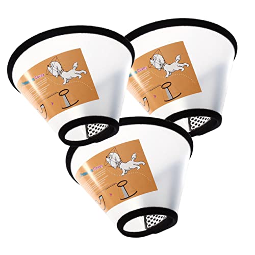 CORHAD 3 Stück – Leckhalsband Elisabethanisches Halsband Kreis Für Haustiere Kratzhalsband Haustierhalsband Kreis Katzenhalsband CORHAD 3 Stück – Leckhalsband Elisabethanisches Halsband Kreis Für Haustiere Kratzhalsband Haustierhalsband Kreis Katzenhalsband von CORHAD