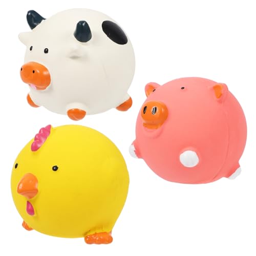 CORHAD Hundespielzeug-Set 3-teilig Latex Quietschend Welpenspielzeug Hundeschleifspielzeug Haustier-beißspielzeug Sound-Spielzeug Für CORHAD Hundespielzeug-Set 3-teilig Latex Quietschend Welpenspielzeug Hundeschleifspielzeug Haustier-beißspielzeug Sound-Spielzeug Für von CORHAD