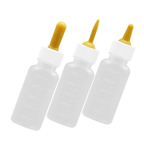 CORHAD 3 Stück Teiliges Pet Nursing Flaschen Verschiedenen Nippeln für Welpen Kätzchen Kleine Haustiere Leichte Wiederverwendbare Fütterungsflaschen für Kontrollierte Milchaufnahme CORHAD 3 Stück Teiliges Pet Nursing Flaschen Verschiedenen Nippeln für Welpen Kätzchen Kleine Haustiere Leichte Wiederverwendbare Fütterungsflaschen für Kontrollierte Milchaufnahme von CORHAD
