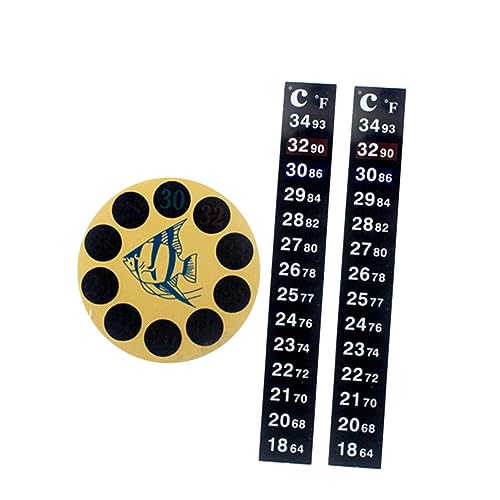 CORHAD 3 Stücke Patch Thermometer Tragbare Gauge Aufkleber Thermometer Fisch Tank Sonde Geeignet Aquarium wasserdichte Temperatur Wasser Zubehör CORHAD 3 Stücke Patch Thermometer Tragbare Gauge Aufkleber Thermometer Fisch Tank Sonde Geeignet Aquarium wasserdichte Temperatur Wasser Zubehör von CORHAD