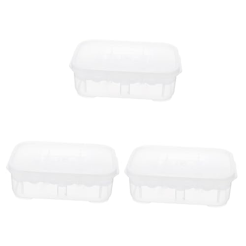 CORHAD 3 Stücke Box Reptil Schlüpfen Inkubation Box 2-Schicht Zucht Box Für Reptilien Schlangen Eidechsen Isolation Funktion von CORHAD