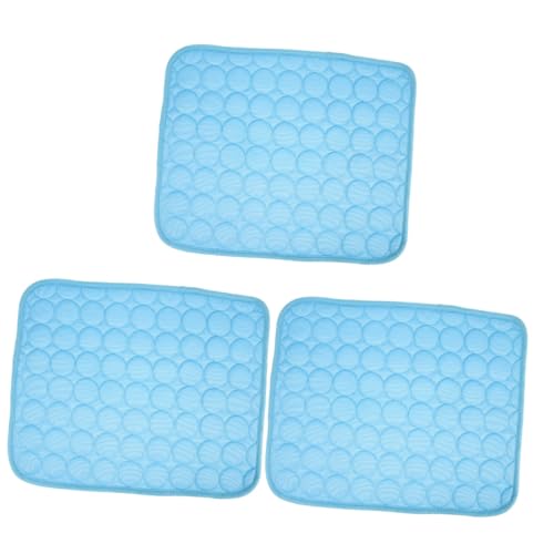 CORHAD 3St Haustiermatte haustierbett pet Bed Liegeunterlage für Welpen Sommerschlafmatte für Hunde Gel katzenbett Hundeunterlagen geschmeidige Katzenmatte Kühlkissen für Hunde Tuch Blue CORHAD 3St Haustiermatte haustierbett pet Bed Liegeunterlage für Welpen Sommerschlafmatte für Hunde Gel katzenbett Hundeunterlagen geschmeidige Katzenmatte Kühlkissen für Hunde Tuch Blue von CORHAD