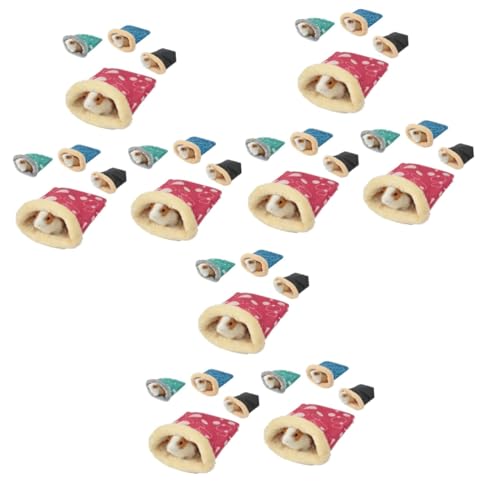 CORHAD 3 Stücke Schlaf Sack Weiches Bett Für Tiere Hamster Meerschweinchen Nest Zufällige Farbe CORHAD 3 Stücke Schlaf Sack Weiches Bett Für Tiere Hamster Meerschweinchen Nest Zufällige Farbe von CORHAD