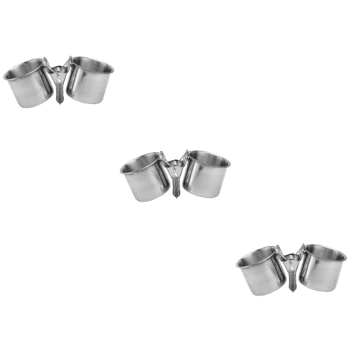 CORHAD 3stücke Vogel Futter Und Wassernapf Mit Clip Doppeltes Design Für Praktische Tiernahrung Für Sittiche Und Papageien Einfach Zu Reinigen Und Tragbar CORHAD 3stücke Vogel Futter Und Wassernapf Mit Clip Doppeltes Design Für Praktische Tiernahrung Für Sittiche Und Papageien Einfach Zu Reinigen Und Tragbar von CORHAD