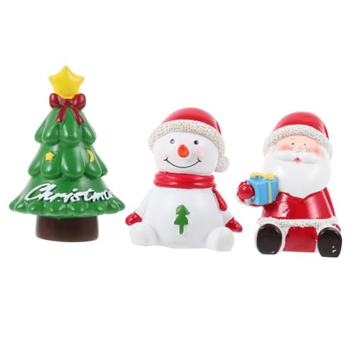 CORHAD 3stücke Teiliges Miniatur Weihnachtsdekor Für Aquarien Weihnachtsmann Weihnachtsbaum Schneemann Resin Figuren Für Weihnachtsdekoration Im Garten Oder Fischglas CORHAD 3stücke Teiliges Miniatur Weihnachtsdekor Für Aquarien Weihnachtsmann Weihnachtsbaum Schneemann Resin Figuren Für Weihnachtsdekoration Im Garten Oder Fischglas von CORHAD