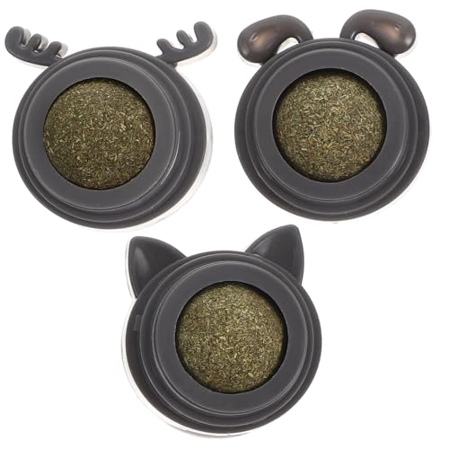 CORHAD 3st Katzenminze Ballspielzeug Kreatives Katzenminze-Spielzeug Schöner Katzenminzeball Katzenminze Bälle Katze Behandeln Ball Katzenminze-Kugel Für Den Haushalt Grey Plastik CORHAD 3st Katzenminze Ballspielzeug Kreatives Katzenminze-Spielzeug Schöner Katzenminzeball Katzenminze Bälle Katze Behandeln Ball Katzenminze-Kugel Für Den Haushalt Grey Plastik von CORHAD