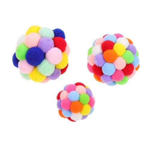 CORHAD 3stücke Teiliges Interaktive Katzenbälle Aus Langlebigem Material Elastische Spielzeuge Für Katzen Fördert Die Jagdinstinkte Und Stress Für Indoor-Spiel CORHAD 3stücke Teiliges Interaktive Katzenbälle Aus Langlebigem Material Elastische Spielzeuge Für Katzen Fördert Die Jagdinstinkte Und Stress Für Indoor-Spiel von CORHAD