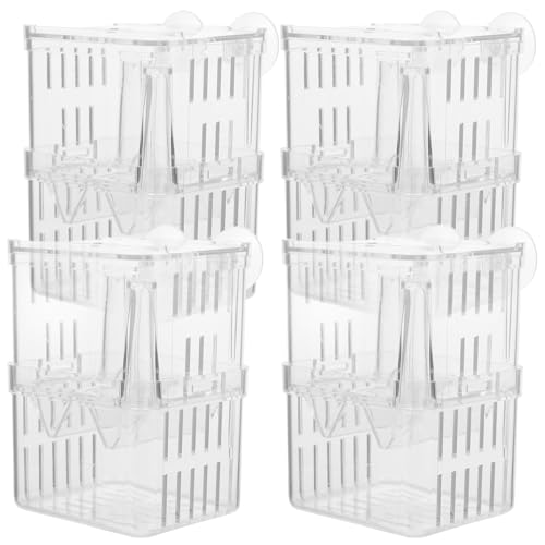 CORHAD 4 Stück Brutkasten Für Jungtiere Aufzuchtbecken Für Babyfische Filterplatte Für Aquarien Fischzuchtbecken Bodenfiltration Von Fischbecken Inkubator Für Fischtankbrütereien Plastik CORHAD 4 Stück Brutkasten Für Jungtiere Aufzuchtbecken Für Babyfische Filterplatte Für Aquarien Fischzuchtbecken Bodenfiltration Von Fischbecken Inkubator Für Fischtankbrütereien Plastik von CORHAD