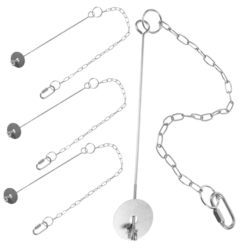 CORHAD 4 Stück Edelstahl Hänge spieße Vogel Futterhalter für Obst und Gemüse Rostfrei Praktischer Leckerlihalter für Papageien Kanarienvögel und Kleine Vögel mit Starker Kette zum CORHAD 4 Stück Edelstahl Hänge spieße Vogel Futterhalter für Obst und Gemüse Rostfrei Praktischer Leckerlihalter für Papageien Kanarienvögel und Kleine Vögel mit Starker Kette zum von CORHAD