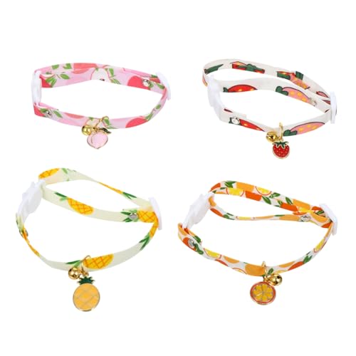 CORHAD Katzenhalsband Zur Dekoration 4 Stück Modische Haustierhalsbänder Kätzchenhalsband Verstellbarer Clip Sicher Für Den Hals des Haustiers Für Den Täglichen Gebrauch CORHAD Katzenhalsband Zur Dekoration 4 Stück Modische Haustierhalsbänder Kätzchenhalsband Verstellbarer Clip Sicher Für Den Hals des Haustiers Für Den Täglichen Gebrauch von CORHAD