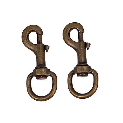 CORHAD 4stücke Haustierhalsband Karabinerhaken Mit Drehbaren Gelenken Bronze Hundeleinen Und Katzengeschirre Robust Und Praktisch Für Alltag von CORHAD