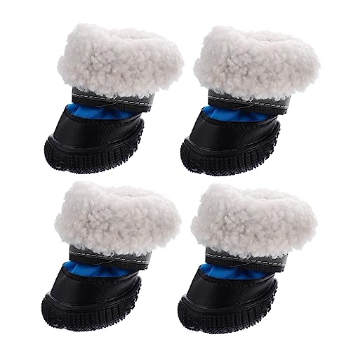 CORHAD Hundeschuhe 4 Stück Welpenstiefel Atmungsaktives Design rutschfest Leicht Zu Tragen Für Drinnen Und Draußen CORHAD Hundeschuhe 4 Stück Welpenstiefel Atmungsaktives Design rutschfest Leicht Zu Tragen Für Drinnen Und Draußen von CORHAD