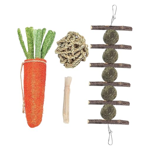CORHAD 4-teiliges Holz-Hamster-spielzeugset Für Die Nahrungssuche Für Kleintiere Kauspielzeug Für Haustiere Zahnen Spielzeug Für Den Innenbereich Kaustäbchen Geschenkset CORHAD 4-teiliges Holz-Hamster-spielzeugset Für Die Nahrungssuche Für Kleintiere Kauspielzeug Für Haustiere Zahnen Spielzeug Für Den Innenbereich Kaustäbchen Geschenkset von CORHAD
