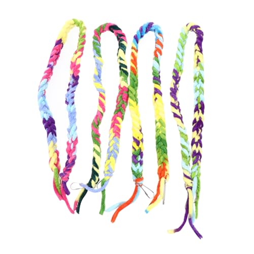 CORHAD 4stücke Teiliges Hamster-Abenteuer-spielzeugset Bunte Baumwollseile Für Vögel Schaukeln Und Klettern Für Papageien Nymphensittiche Und Andere Kleintiere CORHAD 4stücke Teiliges Hamster-Abenteuer-spielzeugset Bunte Baumwollseile Für Vögel Schaukeln Und Klettern Für Papageien Nymphensittiche Und Andere Kleintiere von CORHAD