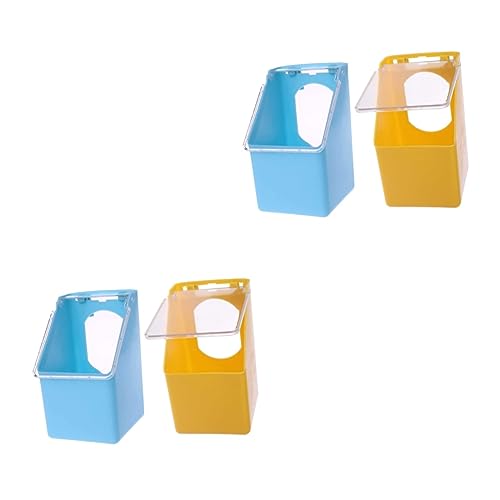 CORHAD 2sets Vogel Feeder Für Käfige Multifunktions Feeder Wasser Lebensmittel Becken Fütterung Schüssel 2 Stücke * 2 von CORHAD