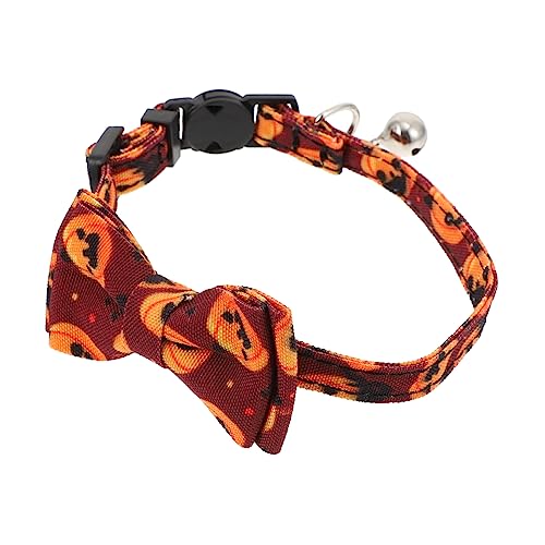 CORHAD 4stücke Teiliges Verstellbares Halloween Katzenhalsband Mit Glöckchen Und Schaurigem Design Für Kostümpartys Für Katzen Und Kätzchen CORHAD 4stücke Teiliges Verstellbares Halloween Katzenhalsband Mit Glöckchen Und Schaurigem Design Für Kostümpartys Für Katzen Und Kätzchen von CORHAD