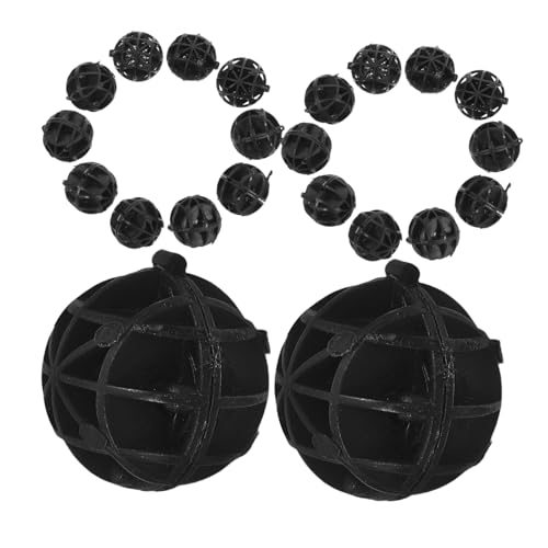 CORHAD 40 Stück Biococcus Aquariumfilter Filter Runde Kugeln Filterzubehör Tragbare Filterbälle Aquariumbedarf Wiederverwendbar Professioneller Aquariumfilter Abs Schwarz CORHAD 40 Stück Biococcus Aquariumfilter Filter Runde Kugeln Filterzubehör Tragbare Filterbälle Aquariumbedarf Wiederverwendbar Professioneller Aquariumfilter Abs Schwarz von CORHAD