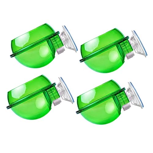 CORHAD 4PCs Reptil Futternapf Eidechsen Tank Feeder Saugnapf für Geckos und Bartagamen von CORHAD