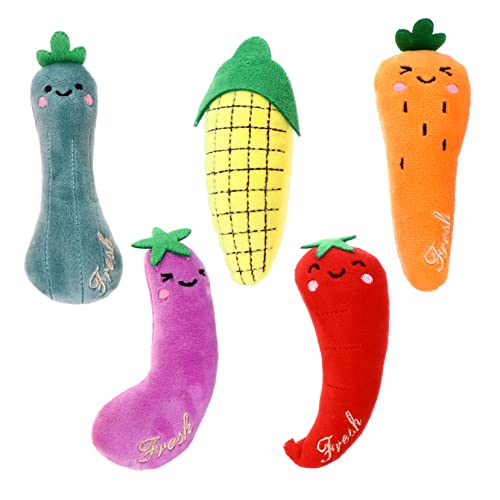 CORHAD 5pcs Spielzeug Gemüse Formen Plüsch Katze Kauen Spielzeug Für Spielen Gesundheit CORHAD 5pcs Spielzeug Gemüse Formen Plüsch Katze Kauen Spielzeug Für Spielen Gesundheit von CORHAD