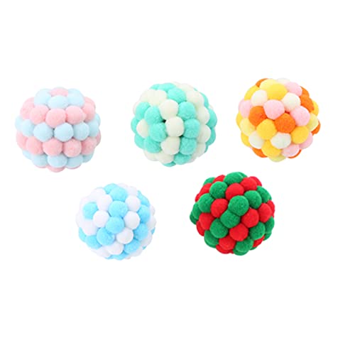 CORHAD Spaß 5 Stücke Verschiedene Farbige Katze Kratzen Spielzeug Interaktive Katze Bälle Pet Jagen Spielzeug CORHAD Spaß 5 Stücke Verschiedene Farbige Katze Kratzen Spielzeug Interaktive Katze Bälle Pet Jagen Spielzeug von CORHAD