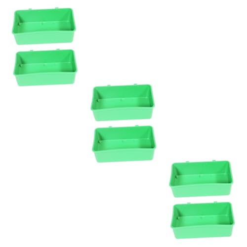 CORHAD 6 STK Vogel Badewanne Spielzeugbadewanne Hängendes Vogelbad Spielzeug Papagei Duschtopf Für Haustiere Hamster Toilette Badewanne Duschbecken Vogelzubehör Vogelkäfig Plastik Green CORHAD 6 STK Vogel Badewanne Spielzeugbadewanne Hängendes Vogelbad Spielzeug Papagei Duschtopf Für Haustiere Hamster Toilette Badewanne Duschbecken Vogelzubehör Vogelkäfig Plastik Green von CORHAD